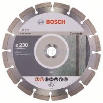 Диск алмазный сегментный BOSCH Pf Concrete 230 х 22 мм (1 шт.) по бетону (2608602200)