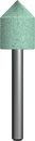 Шарошка абразивная ПРАКТИКА карбид кремния, цилиндрическая заостренная 18х22 мм, хвост 6 м (641-336)