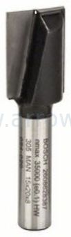 Фреза для фрезерных машин пазовая прямая BOSCH 15/20/8 мм (1 шт.) коробка (2608628387)