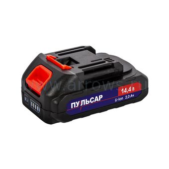Аккумулятор ПУЛЬСАР Li-Ion, 14,4В, 2,0Ач, слайдер