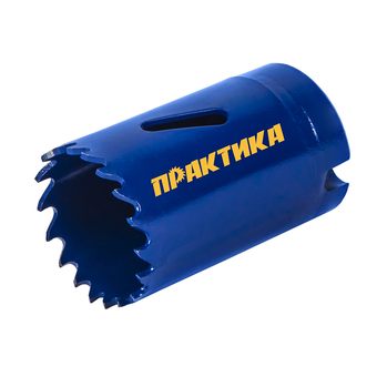 Коронка биметаллическая ПРАКТИКА  32 мм (1шт), клипса (035-950)