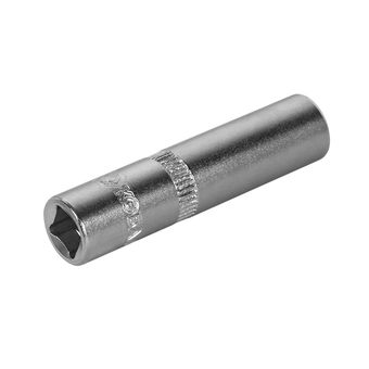 Головка торцевая глубокая КОБАЛЬТ 1/4", 8 мм, CR-V, подвес (643-927)