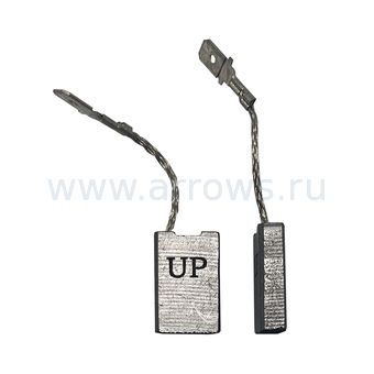 Щетка графитовая UNITED PARTS для METABO W/WX22/24/26-230 (аналог 316045570) 6х16х24мм АВТОСТОП