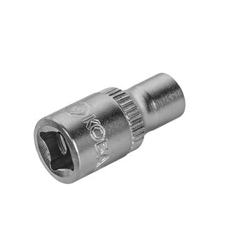 Головка торцевая КОБАЛЬТ 1/4",  5 мм, CR-V, подвес (643-200)
