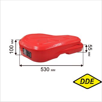Кожух ремня DDE V 600 II - 65HPR " Мустанг-2M " наружний (2.04.06.025500) (2.04.06.022100)