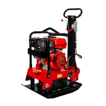 Виброплита DDE VP 165 СK (9,0 л.с., плита 710×450 мм, до 400 кв. м/час, 160 кг, гл. упл. 60 см, реверс, колеса)