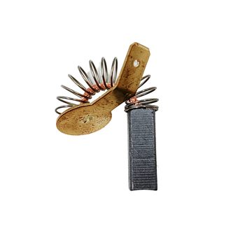 Щетка графитовая DDE 6х11х18мм CSE1800Z пружина, круглый пятак со скобой 1шт