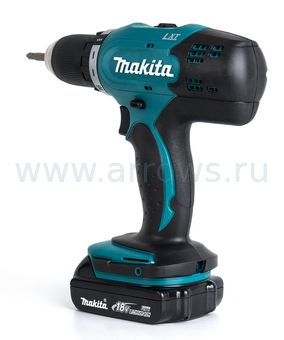 Дрель аккумуляторная безударная MAKITA DDF453SYE (18V, 42Нм, 2акб 1,5Ач, кейс)