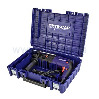 Перфоратор сетевой SDS-plus ПУЛЬСАР ПЭ 24-720 (720Вт, 2,7Дж, 3 режима, 2,4кг)