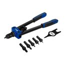 Заклепочник двуручный КОБАЛЬТ 360 мм, резьбовые заклепки M3, M4, M5, M6, M8, M10, кейс (243-578)