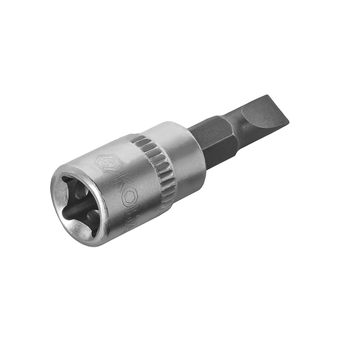 Головка торцевая со вставкой КОБАЛЬТ 1/4", SL5.5, CR-V, подвес (923-538)