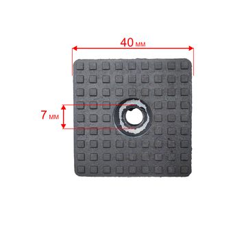 Подушка-опора DDE для генератора DPG9551E, DPG10551E, DPG10553E (пластиковая ножка)