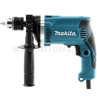 Дрель сетевая ударная MAKITA HP1630 (710Вт, 0-3200 об.мин, ключевой патрон)
