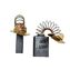 Щетки графитовые DDE 6х13х17мм CSE240L/CSE260L (пара) пружина, пятак-уши -->VD13-0005