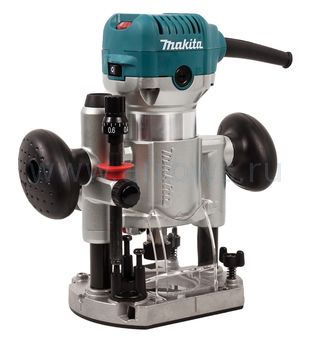 Фрезерная машина MAKITA кромочная RT0700CX2 (710 Вт, цанги 6-8мм,10000-30000об, набор по (RT0700CX2)