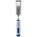 Стамеска плоская КОБАЛЬТ 40 х 140 мм, CR-V, двухкомпонентная рукоятка, подвес (245-640)