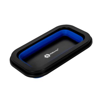 Тарелка магнитная КОБАЛЬТ для крепежа, СКЛАДНАЯ, силиконовая, 132 х 78 мм, высота 15мм/45мм, блистер (919-432)