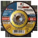 Диск абразивный шлифовальный по металлу Луга-Абразив Extra 125 x 6.0 x 22мм вогнутый (80/10шт)