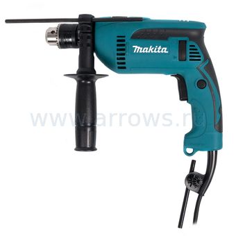 Дрель сетевая ударная MAKITA HP1640 (680Вт, 0-2800 об. мин, ключевой патрон)