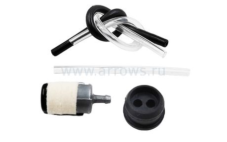 Шланг топливный UNITED PARTS для бензопил 38 куб.см. в сборе