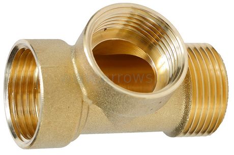 Штуцер UNITED PARTS 3-выводной1"F×1"F×1"M (90-0316)