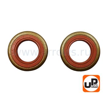 Сальник коленвала UNITED PARTS 26,5х18х4мм, для HUSQVARNA 365, набор 2 шт. (аналог 5032603-01)