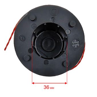 Катушка для триммера DDE ET600/650 с леской и кольцом