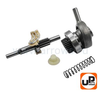Вал редуктора UNITED PARTS для перфоратора BOSCH GBH2-24DSR (с подшипником качения) (аналог 1617000518)