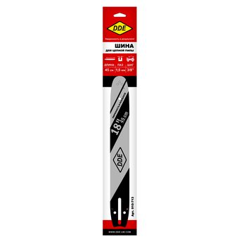 Шина пилы цепной сварная DDE 18"/ 45 см 3/8"-1,5-68 зв (для цепи 73) (188SLHD009, H268,272,365,372)