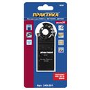 Насадка для МФИ ПРАКТИКА режущая прямая, BiM, по металлу, дереву, 34 мм, мелкий зуб, удлин (240-201)