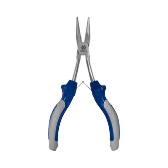 Длинногубцы КОБАЛЬТ мини удлиненные, 165 мм, с кусачками для проволоки , 2-х компонентные рукоятки, HCS, подвес (244-131)