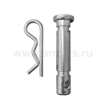 Болт крепления шнека (срезной) UNITED PARTS для снегоотбрасывателя 8х40мм, под шплинт (набор 4шт)