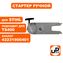 Стартер ручной UNITED PARTS для бензореза STIHL TS400 (аналог 42231900401)