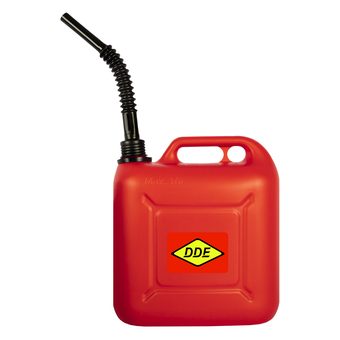 Канистра DDE для ГСМ, 10 л, трубка для заливки