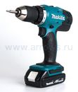 Дрель аккумуляторная безударная MAKITA DDF453SYE (18V, 42Нм, 2акб 1,5Ач, кейс)