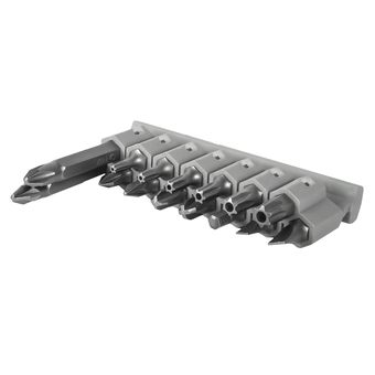 Набор бит ПРАКТИКА "Мастер" 16шт PH, PZ, Torx Tamper, HEX, SL - 25мм, PH, PZ - 50мм,