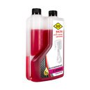 Масло DDE 2-тактное полусинтетическое, 1 л, красное, стандарт API TС, с дозатором