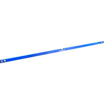 Уровень строительный КОБАЛЬТ Комфорт, 2000 мм, профиль 20 x 49 мм, 3 глазка, точность 1 мм/м (243-035)