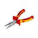 Длинногубцы КОБАЛЬТ диэлектрические, 160 мм, с кусачками для проволоки , CR-V, подвес (647-116)