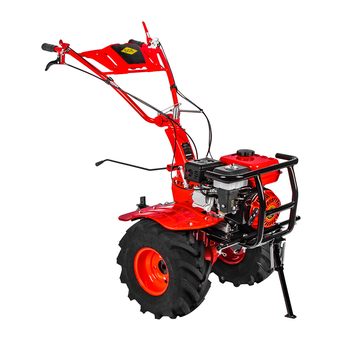 Мотоблок DDE Алеша П (8 л.с., КПП 3F/1R, max. 110 см, фрезы 24 ножа, колеса 19"х7"-8", редуктор чугун)