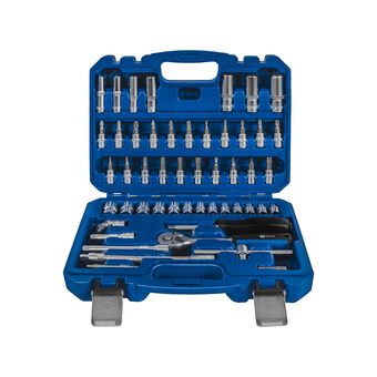 Набор инструмента универсальный КОБАЛЬТ 1/4", 53 ПРЕДМЕТА, кейс (919-562)