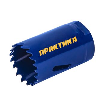 Коронка биметаллическая ПРАКТИКА  30 мм (1шт), клипса (773-217)