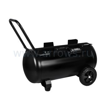 Ресивер UNITED PARTS для компрессора 50л. (8 Бар.) (в сборе с ручкой, колесами, виброгасителями)