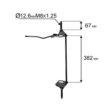 Ось DDE 791-943_LM53-70DE_TX EL задняя  (70850770000)