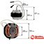 Двигатель эл. переменного тока QUATTRO ELEMENTI QE-2000C (YJ58-16B/20W /YJ58-16A/25W/вращение по часовой стрелке)