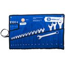 Набор ключей комбинированных КОБАЛЬТ 6,7,8,9,10,11,12,13,14,15,16,17,18,19,21,22,24,27,30,32 мм, 20 ШТ., чехол-скрутка (020107-20)