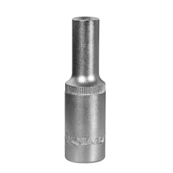 Головка торцевая глубокая КОБАЛЬТ 1/2", 8 мм, CR-V, подвес (643-996)