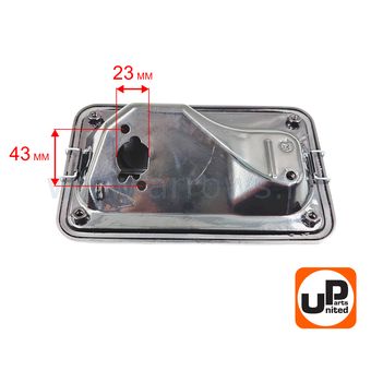 Корпус воздушного фильтра UNITED PARTS 168/170F, GX160/200 прямоуг. ВФ (генератор)