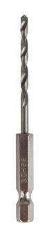 Сверло по металлу HEX 1/4" ПРАКТИКА Р6М5 3,0 х 81 мм (1шт.) блистер (037-541)