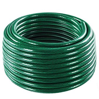 Шланг для воды садовый QUATTRO ELEMENTI  Smeraldo  1/2" 25 метров, армированный, толщина стенки 1,9 мм, ПВХ (246-753)